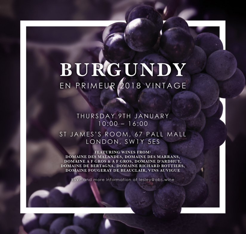 ABS En Primeur Burgundy Tasting