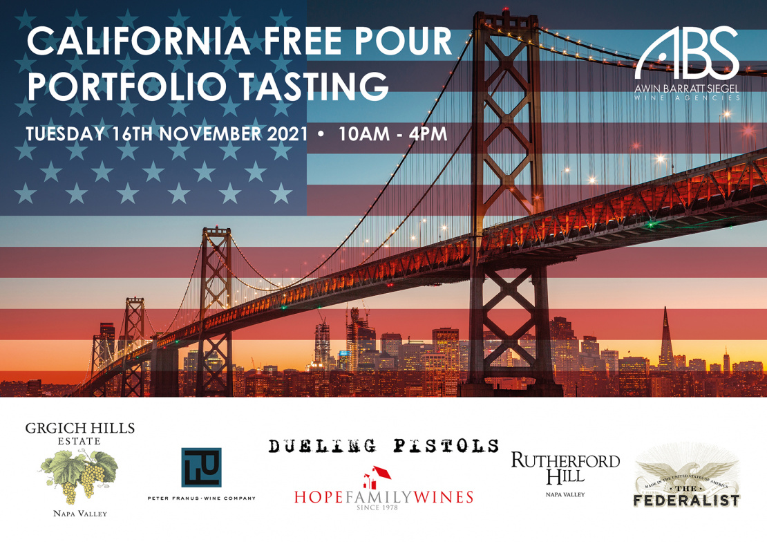 ABS California Free Pour Portfolio Tasting - 16th November