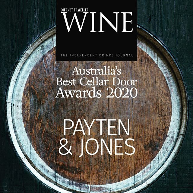 GOURMET TRAVELLER BEST CELLAR DOOR 2020 PAYTEN & JONES News ABS