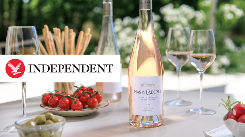 Mas de Cadenet in Independent's Best rosé wines to sip whatever the weather