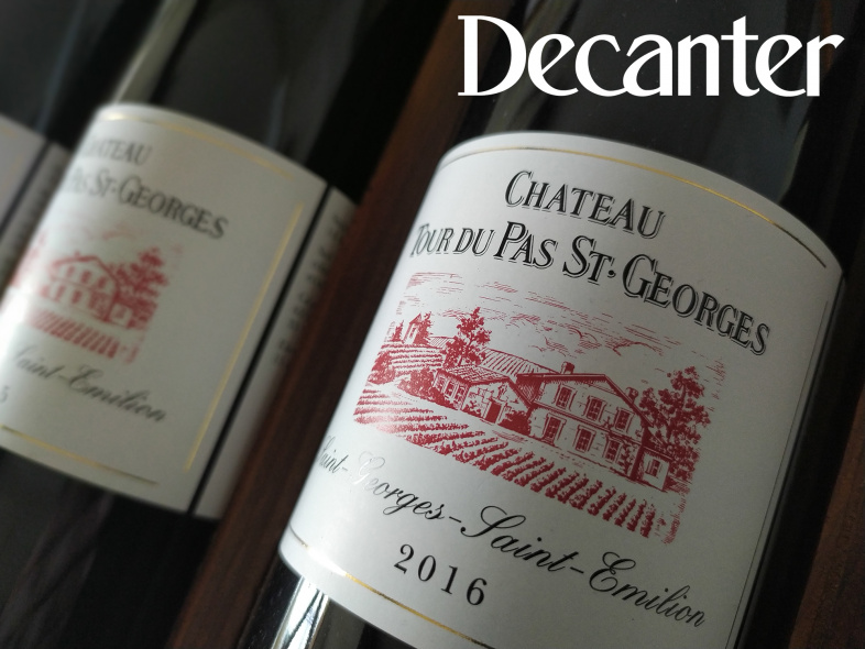 Decanter 92 points for Château Tour du Pas St Georges