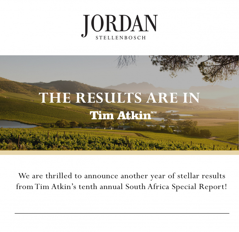 Jordan Wine Estate  - Tim Atkin South Africa Special Report