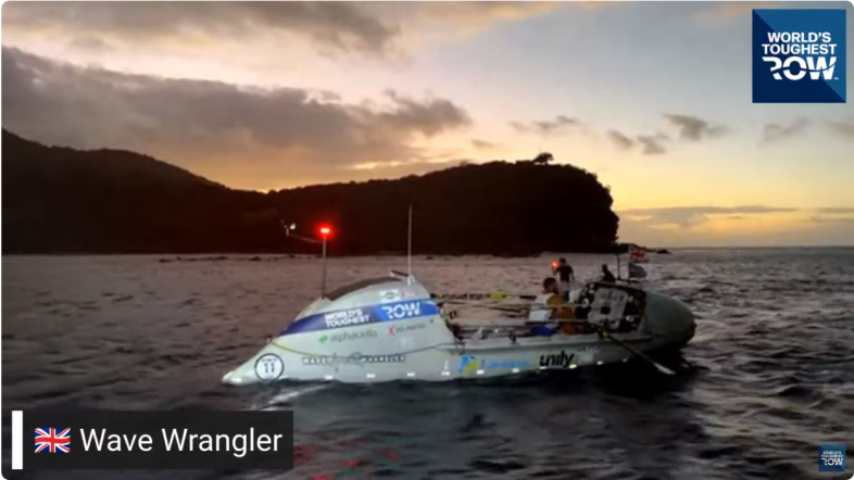 Watch Elliot Awin finish his unsupported row across the Atlantic!
