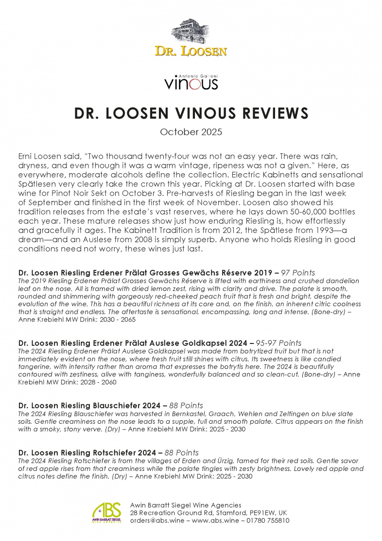 Download Dr Loosen Vinous Oct 2025